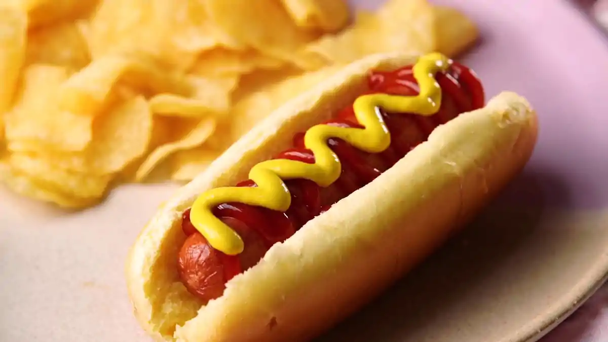 air-fried hot dogs